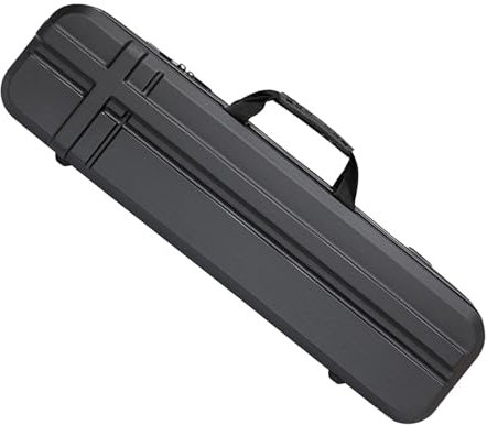 Sharplace Angelruten-Tasche, Tragetasche, Hartschale, tragbar, Eva-Angelrutenetui, wasserdicht, vielseitig einsetzbar, mit verstellbarem Schultergurt, 80cm Schwarz