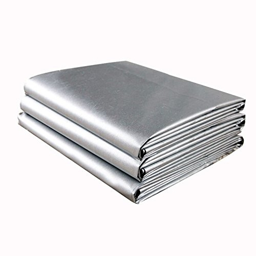 ShanGaiLi Toldo de Tela con Protección Solar Anti-UV Aislamiento Térmico Lona/Tela Impermeable Más Gruesa con Doble Revestimiento/para Cortina DIY Funda de Coche (1,5 x 6 m)
