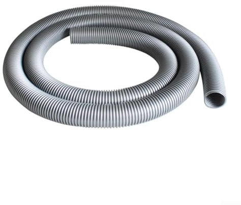 Manguera de extensión compatible con aspiradora KARCHER de 32 mm de diámetro interior para accesorio de tubo de 3 m de largo, material EVA para herramienta de limpieza flexible, color gris