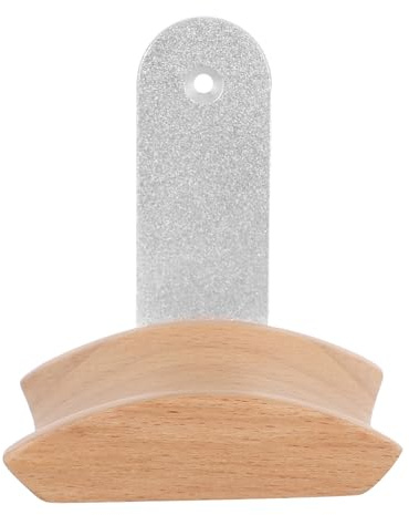 MUCKLILY Supporto da Parete per Cuffie in Legno di Faggio Gancio in Lega di Alluminio Supporto per Cuffie da Gaming e Ufficio Soluzione Salvaspazio per Organizzazione Scrivania