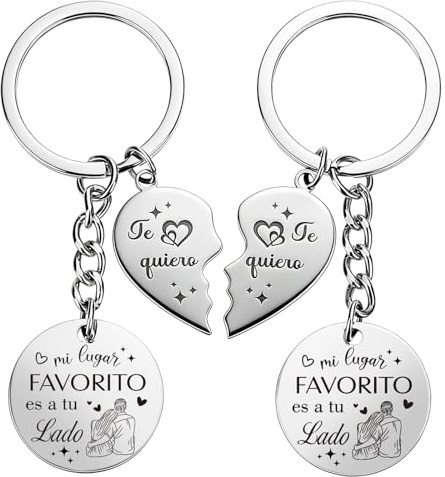 Haishell Llaveros para parejas, regalo para San Valentín para novios, novias, aniversarios y otras ocasiones especiales