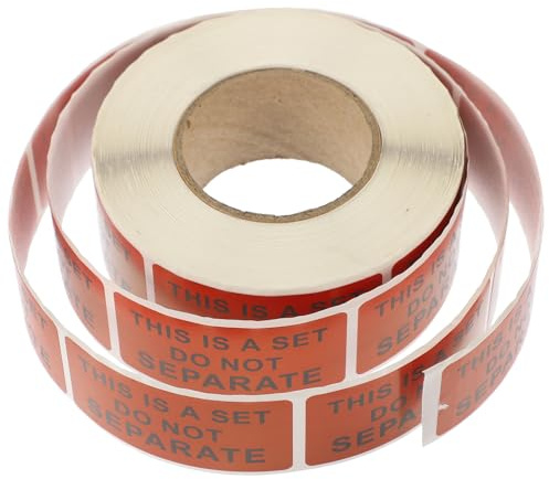 DIYEAH Etiquetas de Advertencia de Envío Adhesivas 500 Unidades 254X508 MM Resistente para Embalaje y Transporte Calcomanías de Advertencia para Paquetes Uso Industrial y Logística