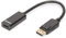DIGITUS DisplayPort Grafik Adapter, DP zu HDMI Typ A, Full HD 60Hz, 1920 x 1080 Pixel, Schwarz