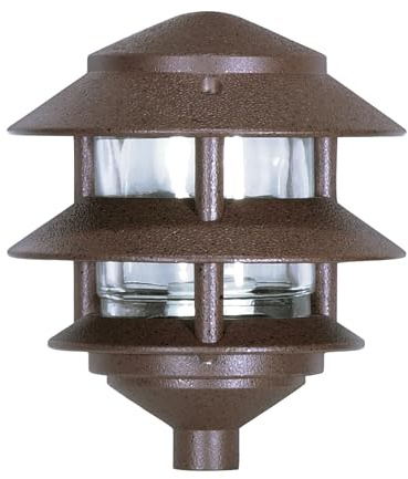 Nuvo Lighting SF76/632 Transitional One Light Post Mount in Bronze/Dark finish