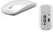 Slim mini souris optique sans fil avec récepteur usb 2.4G pour ordinateurs portables / PC de bureau XP / Vista / Windows 7 / Windows 10 / Macintosh. Panneau double face - couleur blanche à fini brillant