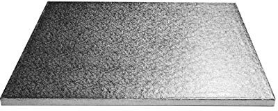 20 x 14 Silver Oblong Cake Drum 12mm Thick