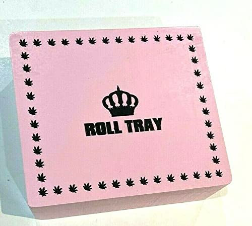 PINK LARGE WOODEN ROLLING BOX ROLL BOX SMOKING FOR YOUR SMOKING ACCESSORIES