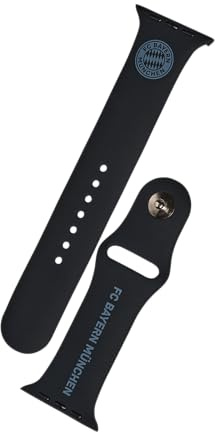 FC Bayern München Armband Apple Watch Schwarz | Fußball