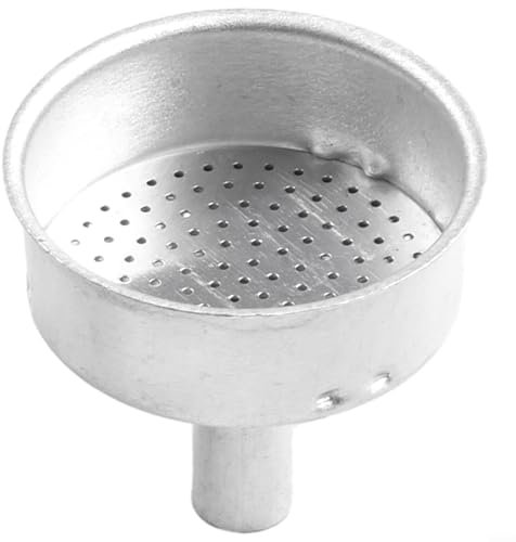 Filtros de aluminio de alta calidad diseñados específicamente para cafeteras de moca (capacidad de 1 a 12 tazas) (300 ml)