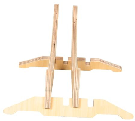 VILLCASE Supporto Per Parcheggio Bici in Legno Rastrelliera Per Deposito Bici Supporto Posteriore Per Mountain Bike Facile Da Montare e Trasportare Stabile e Durevole