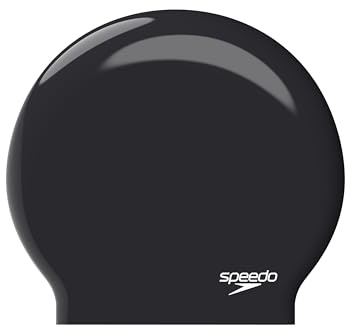 Speedo Biofuse Protective Badekappe für Unisex Erwachsene, Schwarz, XL