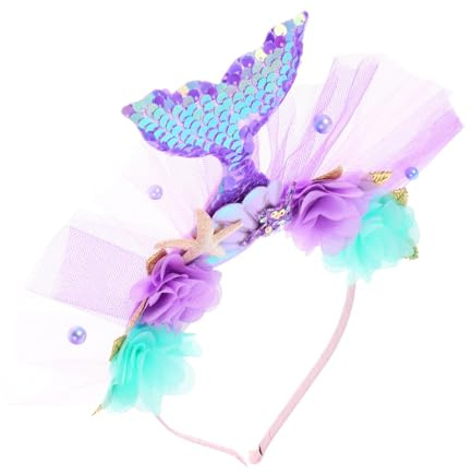 NIYANGLE Serrage-tête de Unique et Confortable en Tissu et Plastique, Accessoire Cheveux Antidérapant pour Festival et Mariage Plage