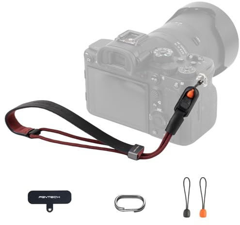 PGYTECH Correa para cámara Slim con cierre rápido ajustable para cámaras compactas/de sistema/de foto instantánea, cadena para móvil, estilo vintage, compatible con Sony RX100/Canon G7X/Ricoh GR/Leica