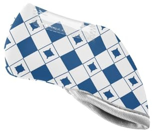 Blue and White Checkered Box Head Covers for Golf Clubs Water Resistant Golf Iron Headcover fits for Most Clubs