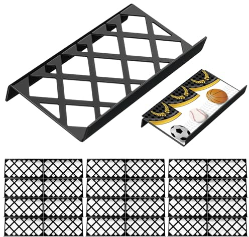Yalikop 24 Pcs Trading Card Risers for Display Case, Hollow