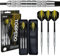 Torpedo 80% Tungsten Darts | Steel Tip Darts Set mit Tragetasche | 21g, 22g, 23g, 24g, 25g, 26g & 27g | Beinhaltet Schwarze Nylonschäfte & 100 Micron Prime Flights