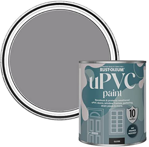Rust-Oleum Purple uPVC Door and Window Paint In Gloss Finish - Iris 750ml