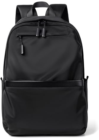 FANDARE Ryggsäck skolryggsäck tonåring dagsryggsäckar ryggsäck skolväskor män axelväska dagväska skolväskor laptop ryggsäck lätt ryggsäck högskola för utflykter universitet skola kontor, svart, L,