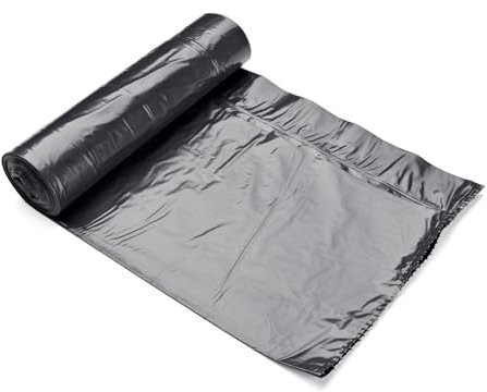Bakoki Sacs poubelle 380 l – Extrêmement résistants à la déchirure, extra solides, idéaux pour la maison, le jardin et les entreprises – Rouleau de 10 sacs poubelle pour charges lourdes pour la