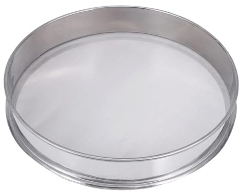 Colino in acciaio inox a maglia fine, setaccio per farina, setaccio per riso e cereali, fagioli, frutta e verdura (35 cm)