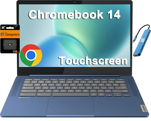 Lenovo Chromebook 14 Laptop 14 Touchscreen, MediaTek Kompanio 520, 4GB RAM