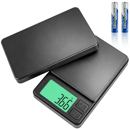 Bilancia da cucina digitale precisa con display LCD | fino a 0,01 g - 1000 g max Bilancia multifunzione - Ideale per alimenti, caffè, gioielli, uso medico e di laboratorio