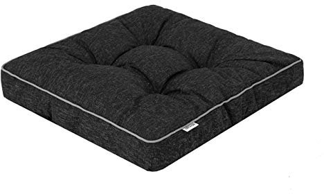 Bjird 2 x Stuhlauflagen für Gartenmöbel Sitzpolster für Gartenstühle, Gartenmöbelauflagen, Sitzkissen, Stuhlkissen - 49x47x8 cm, Polsterauflagen Outdoor/Indoor geeignet mit 8 cm Dicke Polsterung