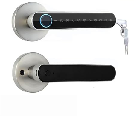 Blocco Intelligente Della Tastiera, TTLOCK Serratura Elettronica Digitale Serratura For Impronte Digitali Password Biometrica Entrata Senza Chiave Maniglie For Porte Intellinti Serratura For La Casa Q