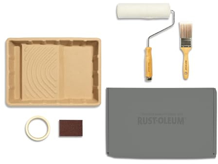 Rust-Oleum Ready to Roll - Eco Paint Kit (Large) - Garden Satin Paint 2.5L Dusky Greys