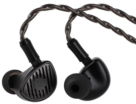 Linsoul Kiwi Ears Septet In Ear Monitor,Auriculares IEM Quadbrid de Controladores 1DD+4BA+1Planar+1PZT,Audífonos HiFi,Cascos para Gaming con Cables Modulares de 3.5mm/4.4mm para Músicos Audiófilos