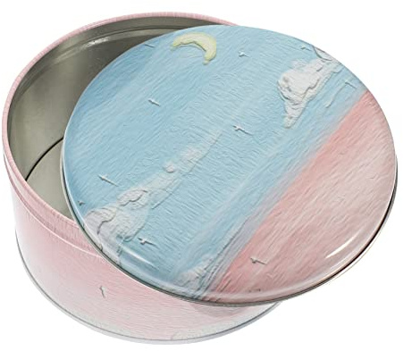 FUNNETOYU Caja De Dulces De Hojalata Para Galletas Caja De Obsequio Creativa Para Dulces y Galletas Para Almacenar y Regalar Eventos Especiales