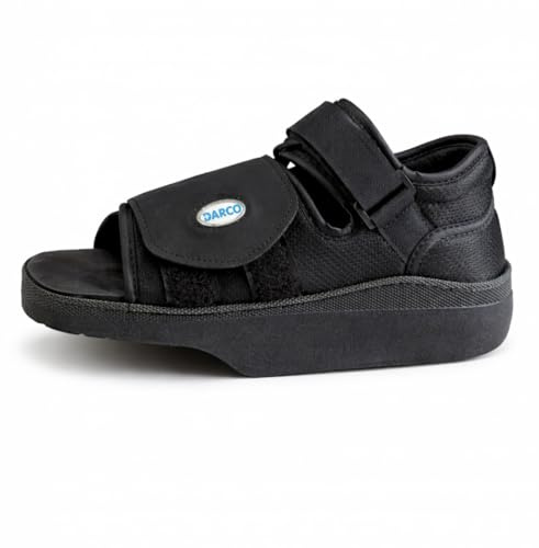 Solace Bracing x Darco Orthowedge Off-Loading Healing Shoe - NHS Supplied Pressure Relieving Medical Shoe - #1 Wound Care Shoe for Forefoot Post-Op Healing & Ulcerations - Left or Right Foot - Large