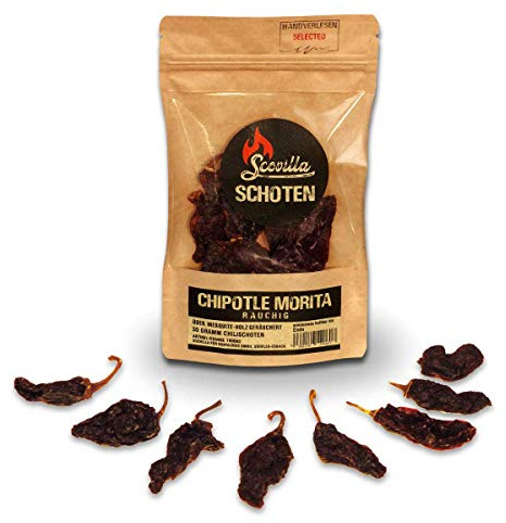 Scovilla s Chipotle Morita skott, torkad, 30 g
