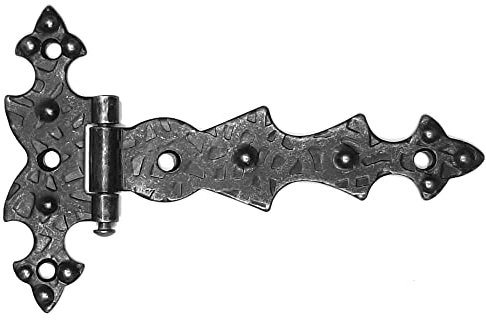 cyclingcolors Bisagras antiguas negras 70x105mm metal puertas armario madera retro vintage negro