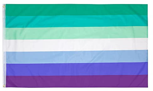 PHENO FLAGS Gay Pride Flagge 90x150cm - wetterbeständige Pride Fahne mit Messingösen, 100% Polyester, robuste Doppelnaht & in lebendigen Farben - ideal für Flaggen-Liebhaber