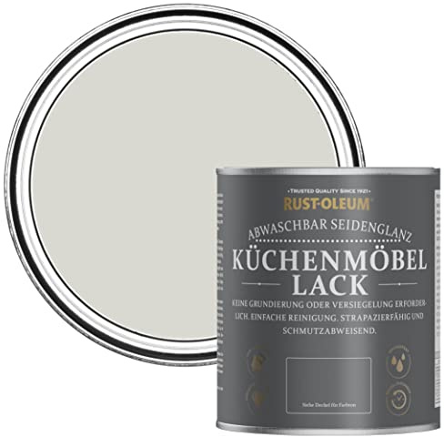 Rust-Oleum Grey Scrubbable Kitchen Cupboard Paint in Satin Finish - Mocha 750ml