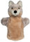 EcoBuddiez Hand Puppet - Wolf von Deluxebase. Wolf Plüsch Handpuppen für Kinder. Umweltfreundliches Tier Spielzeug Puppe für Pretend Play und Kinder Geschenke.