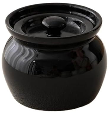 Marmite en céramique, petite cocotte en céramique, cocotte en céramique for la maison, cocotte en céramique avec couvercle, marmite en terre cuite multifonctionnelle, adaptée aux ragoûts de restaurant