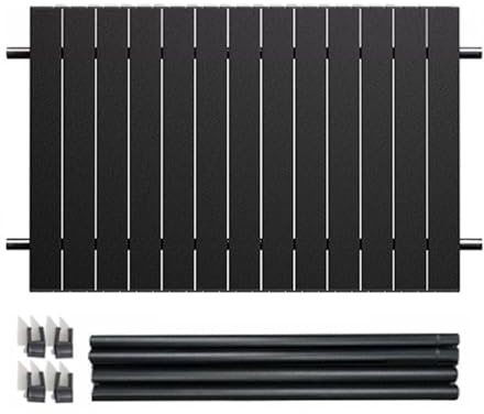 Genérico Tablero de Carro de jardín de Metal,75x55cm Tablero para Carro Exterior,Mesa Plegable de Camping,Accesorios de Campamento, para Patio Trasero,Automóvil,Camping,Jardín,Autocaravana