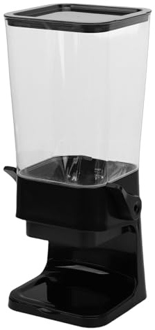Huairdum Dispensador de Cereales de Gran Capacidad de 5,5 L, Contenedor de Almacenamiento de Alimentos Secos Ajustable, Dispensador de Diseño Minimalista para Avena, Granola, Dulces, Aperitivos,