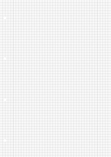 BRUNNEN Ringbucheinlagen | A4, 5 mm kariert mit Randlinie innen und außen, weiß, 100 Blatt