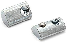 Nutenstein M5 mit Steg I-Typ Nut 5, VPE = 10 stück