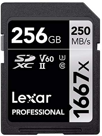 Lexar LSD256CB1667 256GB Professional 1667X UHS-2 Class 10 SDXC Card :: (>)