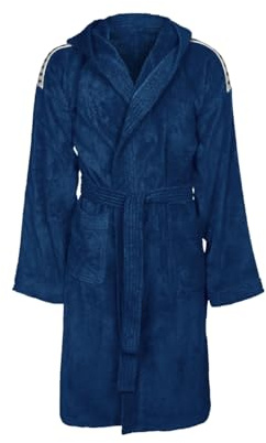 arena Soft Robe Core, Bademantel aus Baumwolle für Damen und Herren, Unisex-Bademantel aus Frottee mit Kapuze und Taschen, Angenehm und Leicht