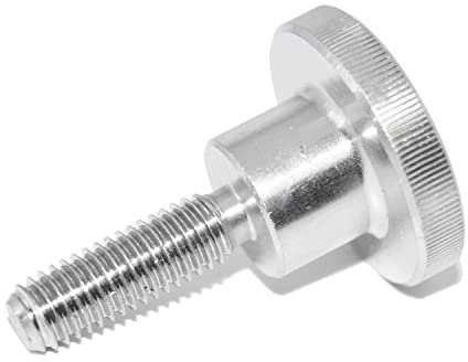 Lot de 4 vis moletées M6X20 DIN 464 en acier inoxydable A1 (1.4305) VA Niro, forme haute