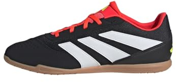 adidas Unisex Predator Club Indoor Sala Football Boots, Core Black/Cloud White/Solar Red, 6.5 UK