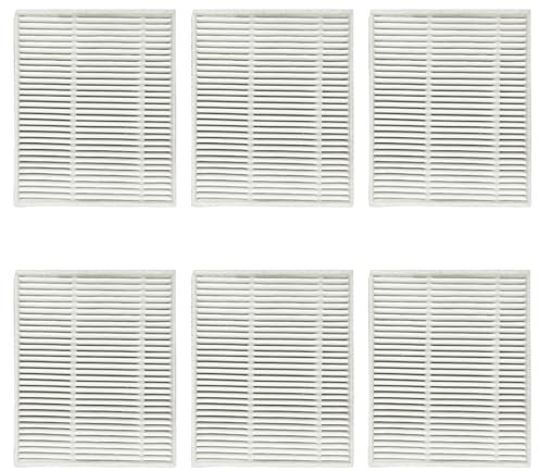 Moupaa 4 Stück Filter für Xiaomi E10 E12 B112 Roboter Staubsauger Ersatzteile