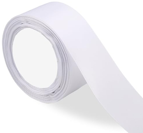 Presentband 5 cm x 22 m vit – rivbeständigt, mjukt och slätt, perfekt för dekoration, bröllop, födelsedagspresenter, jul, buketter och mycket mer
