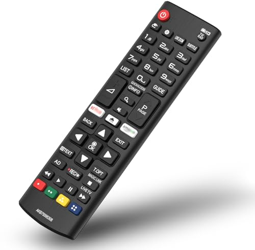 Meliya Universal Mando TV para LG AKB75095308,Mando para Todos LG TV(Sin Batería)