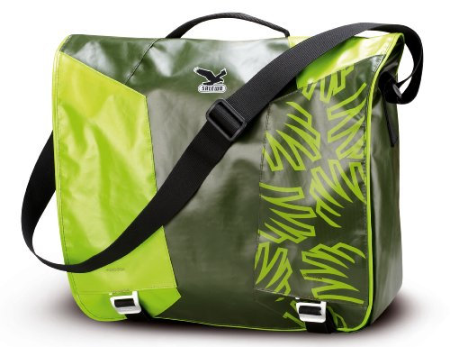 SALEWA Umhängetasche Stanley Messenger, Dark Gree/Green, 50.5 x 38 x 3 cm, 00-0000004707